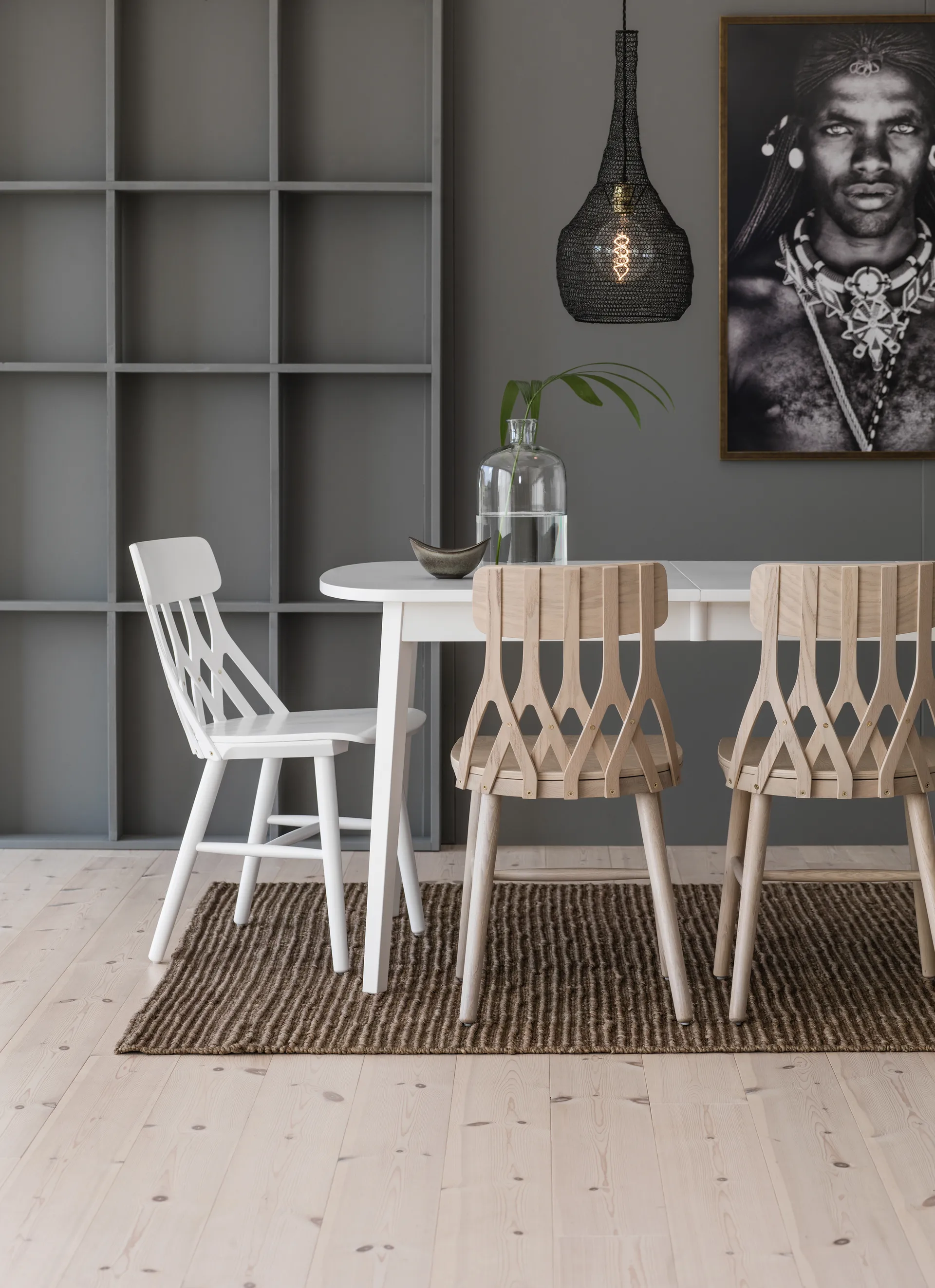 Y5 stol, Hvit bjørk Hans K