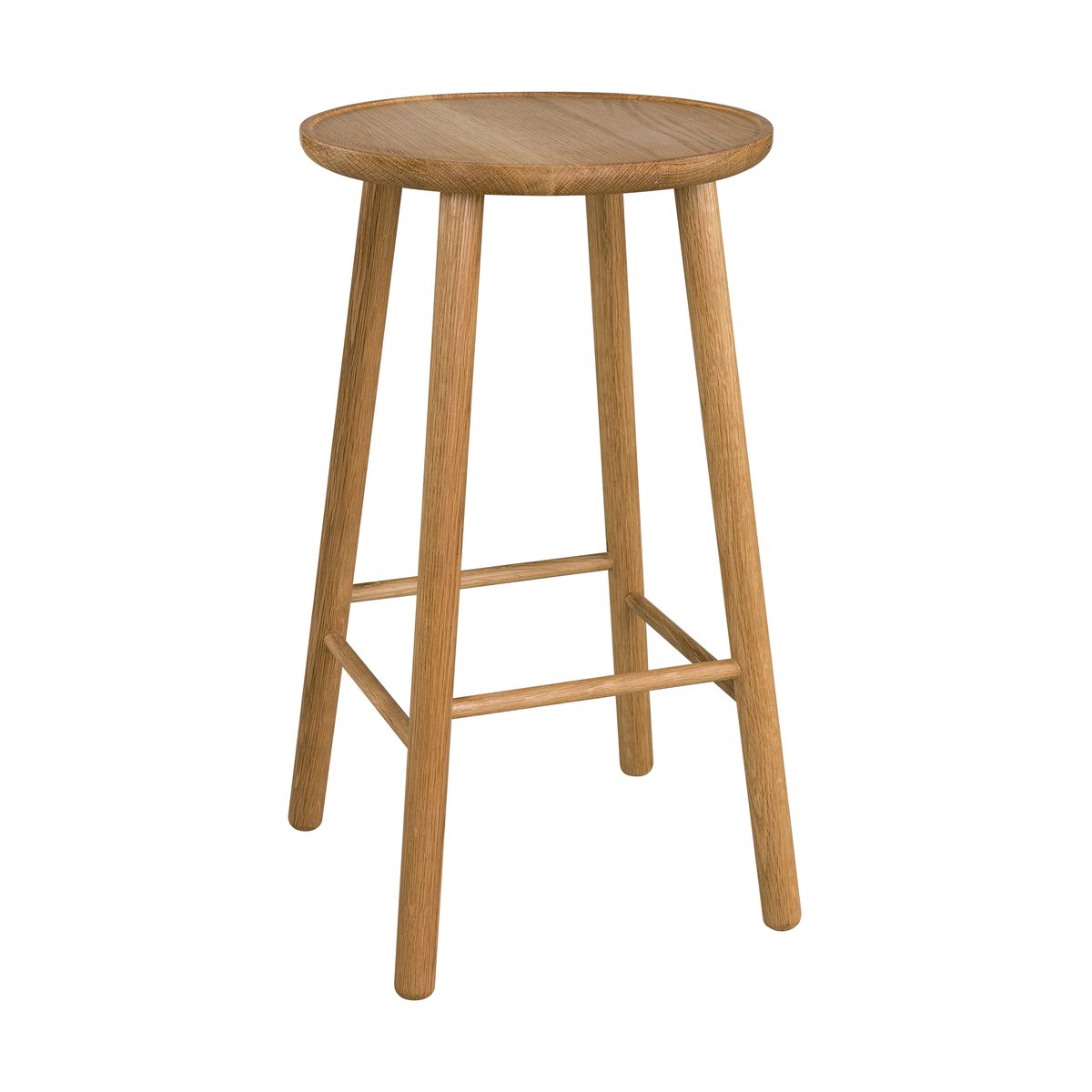 Bilde av Hans K ZigZag barkrakk 63 cm Oljet eik