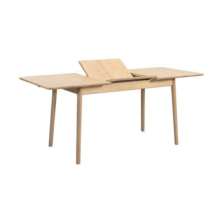 ZigZag bord butterfly 127x75 cm, Ask blond beis-innlegg 53 cm Hans K