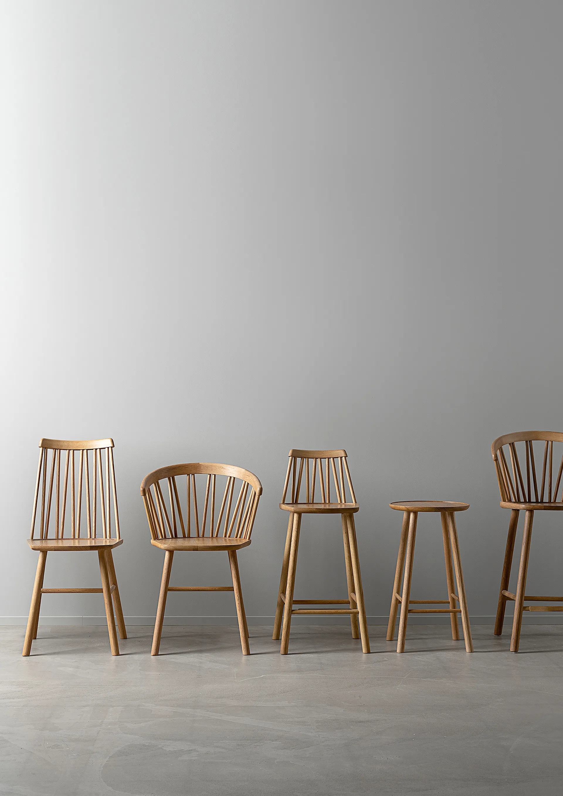 ZigZag juniorstol, Oljet eik Hans K