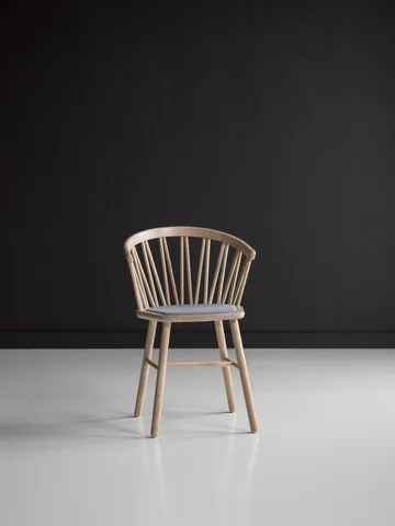 ZigZag loungestol - Ask blond beis - Hans K