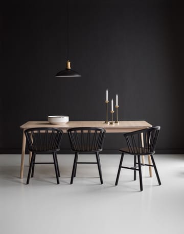 ZigZag loungestol - Ask svart beis - Hans K