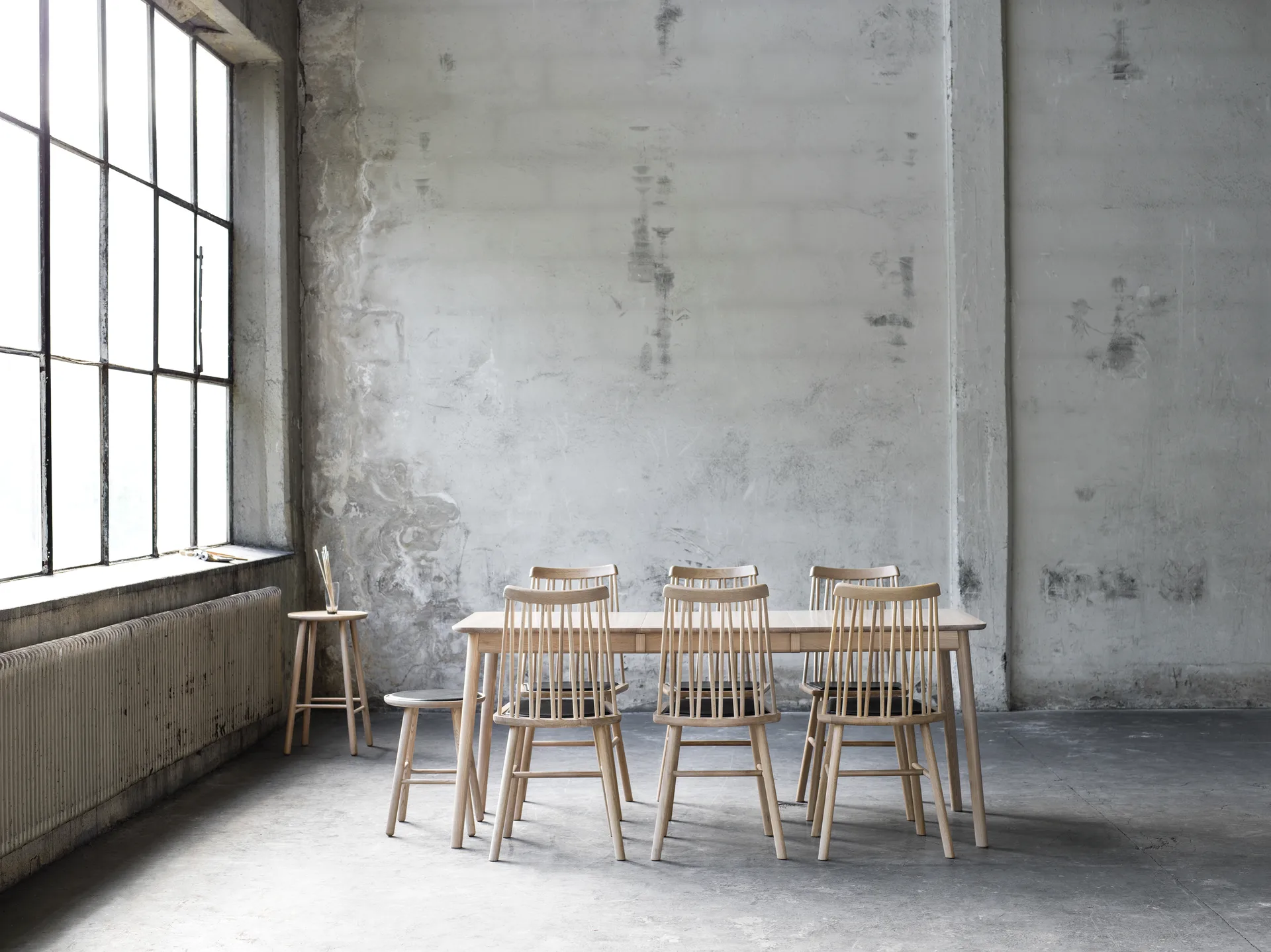 ZigZag pute stol, Bonded skinn svart Hans K