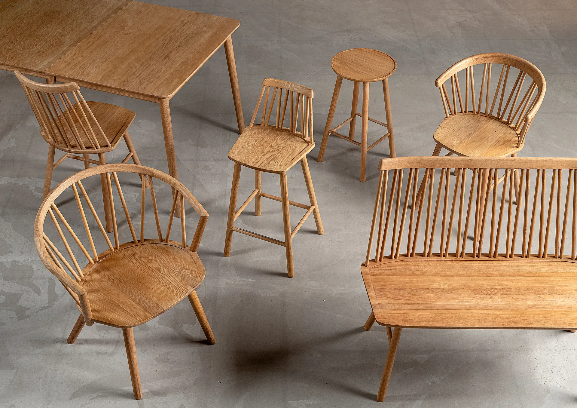 ZigZag sofa, Oljet eik Hans K