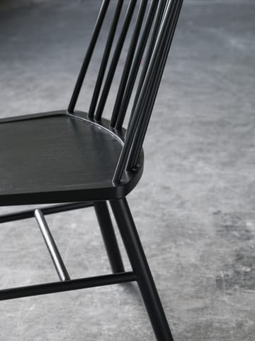ZigZag stol - Ask svart beis - Hans K