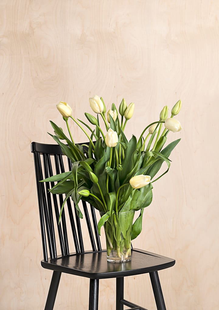 ZigZag stol, Ask svart beis Hans K
