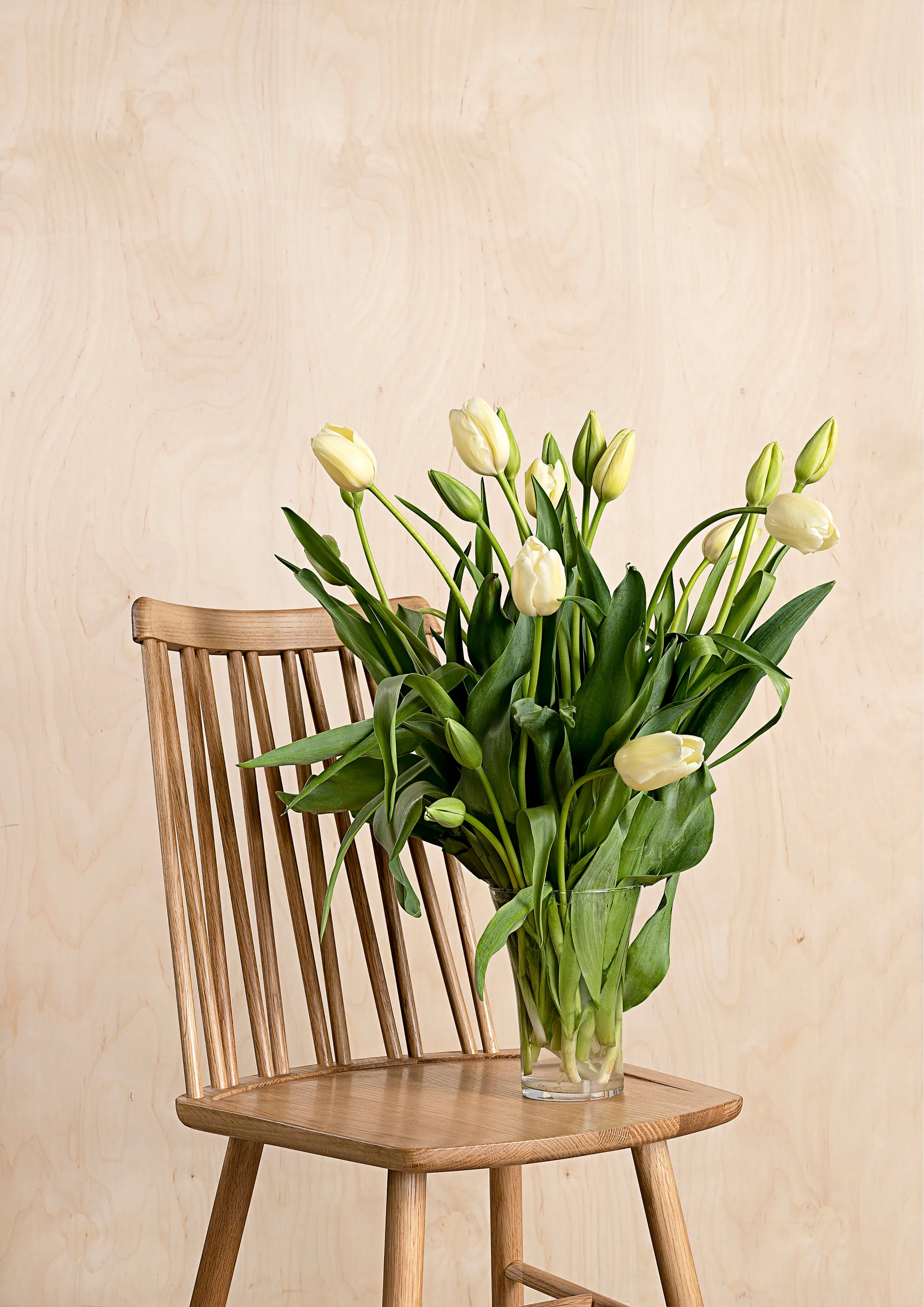 ZigZag stol, Ubehandlet eik Hans K