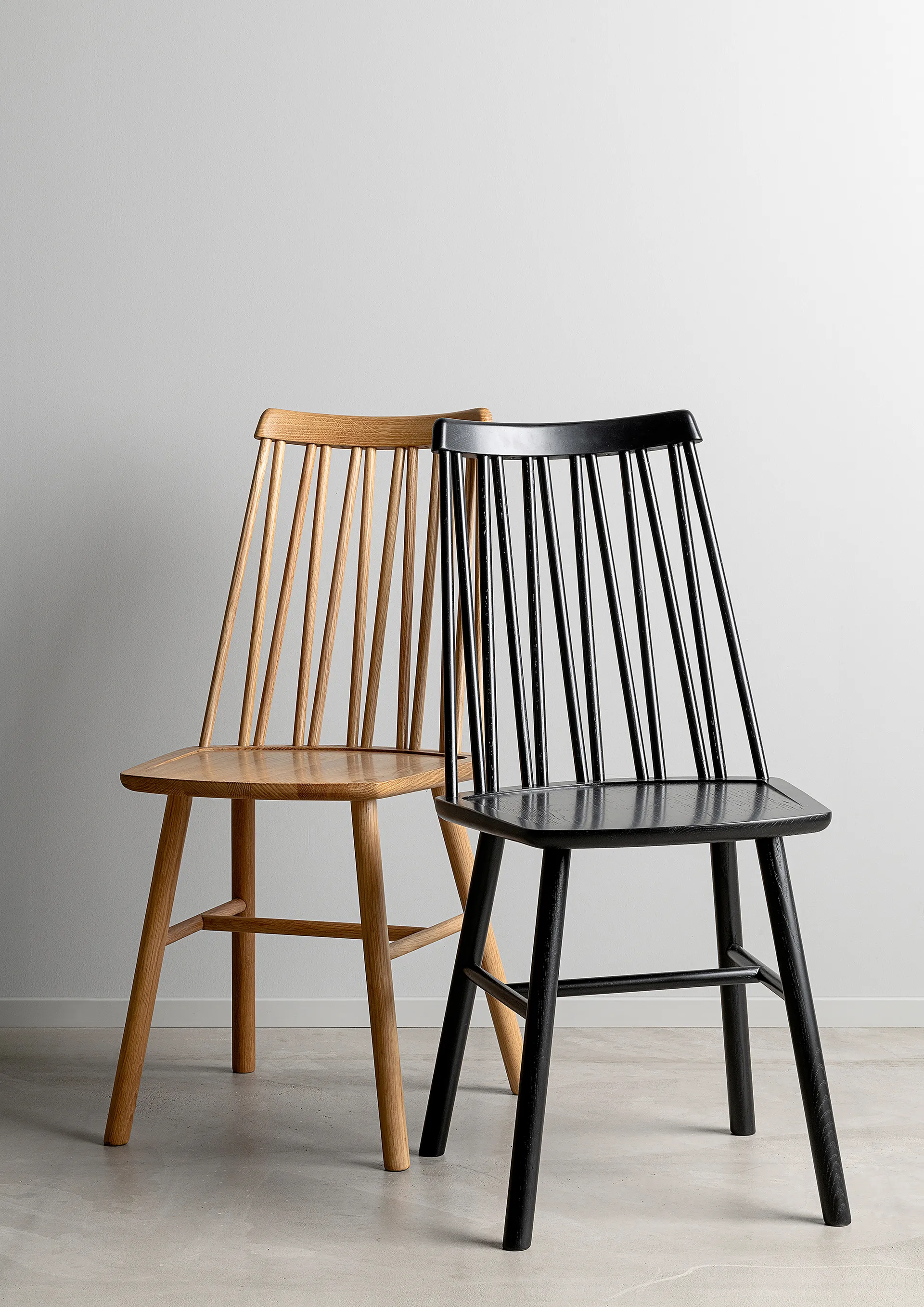 ZigZag stol, Ubehandlet eik Hans K