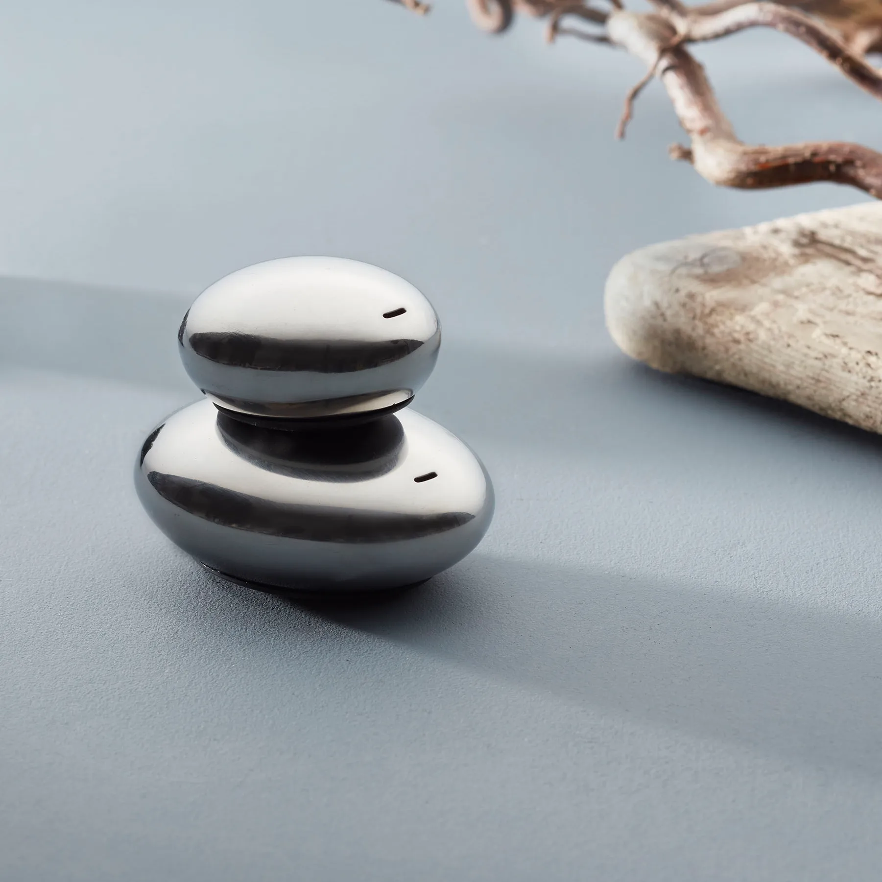 Hardanger salt & pepperbøsser, rustfritt stål Hardanger Bestikk