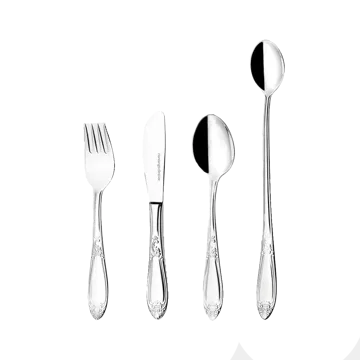 Nina barnebestikk 4 deler - Rustfritt stål - Hardanger Bestikk