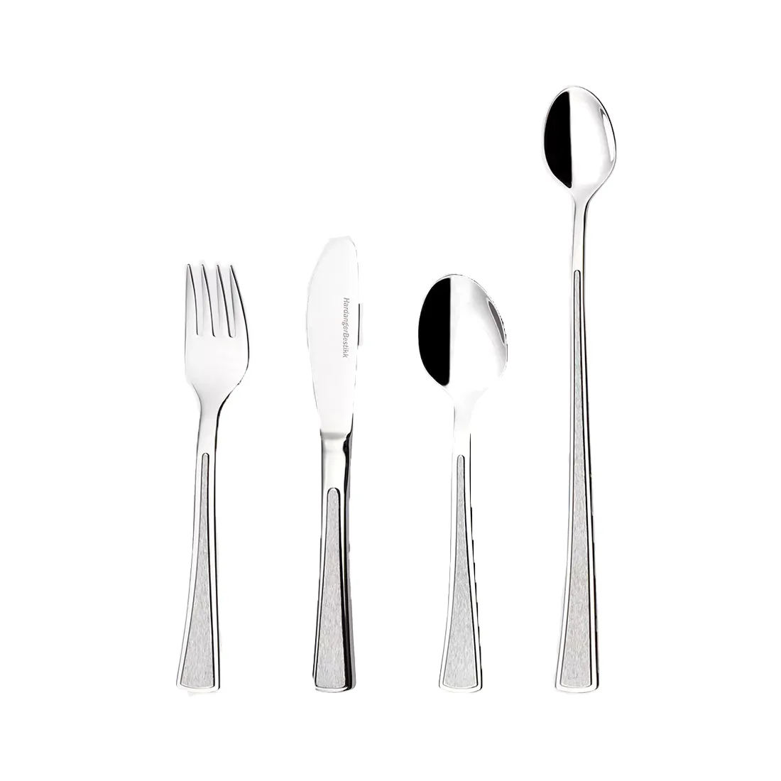 Hardanger Bestikk Ramona barnebestikk 4 deler Rustfritt stål
