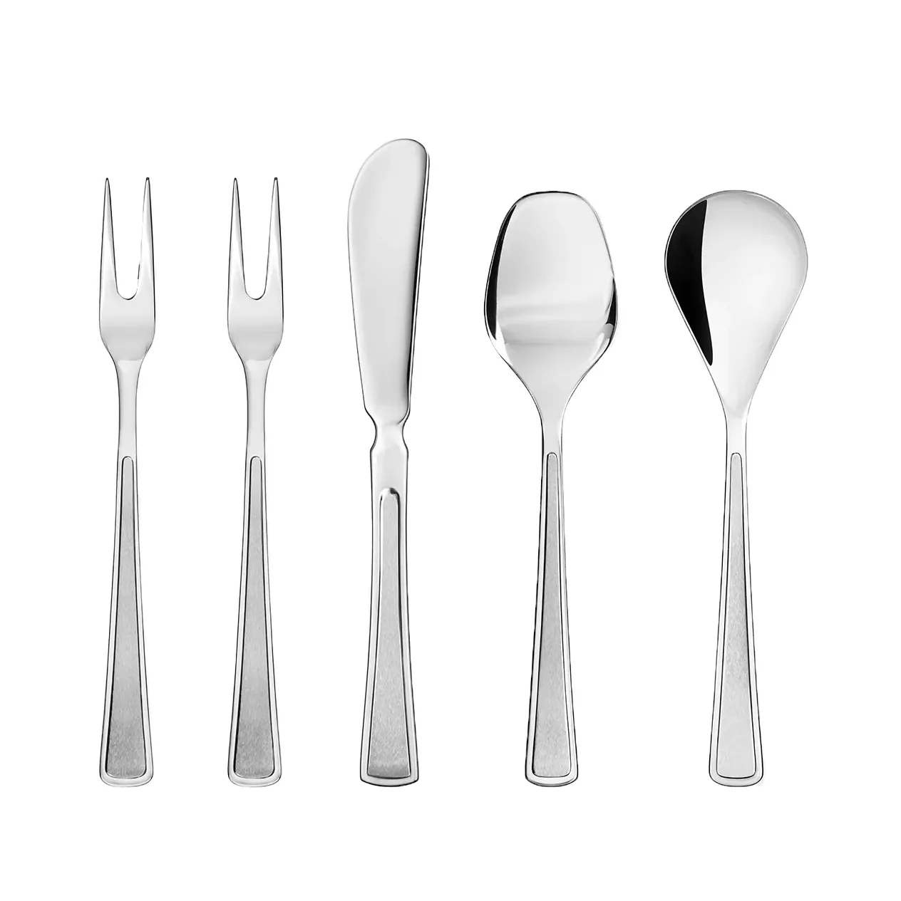 Ramona frokostsett bestikk 5 deler, Rustfritt stål Hardanger Bestikk