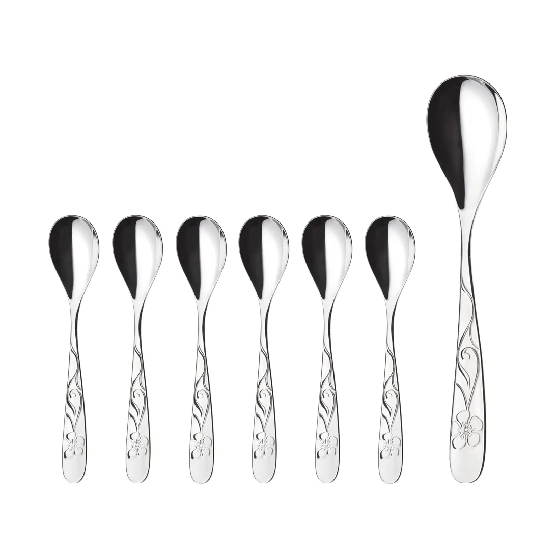 Sanna dessertsett, 7 deler Hardanger Bestikk