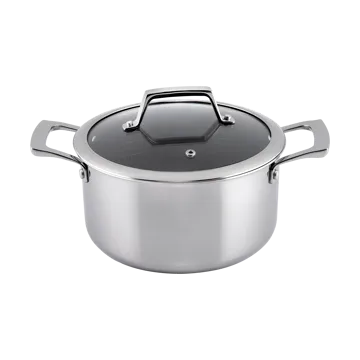 Hâws Santo Hybrid Coating gryte med lokk 3,4 L - Rustfritt stål - Hâws