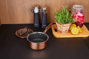 Hâws Santo kasserolle med lokk hybrid coating 1,5 L - Rose Gold - Hâws