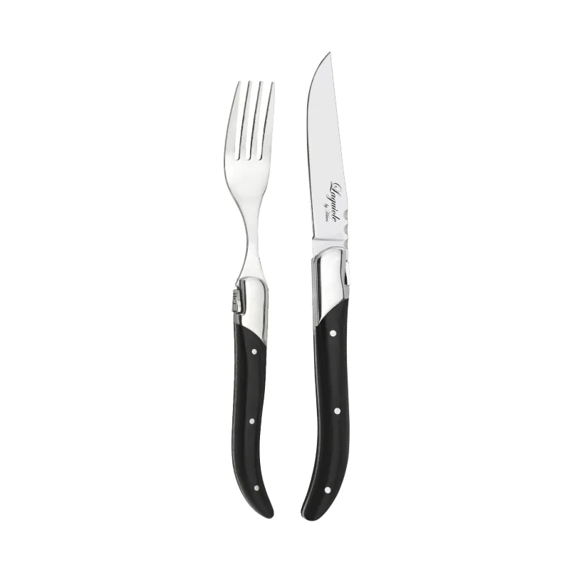 Laguiole By Hâws grillbestikk 12-deler, Black Wood Hâws