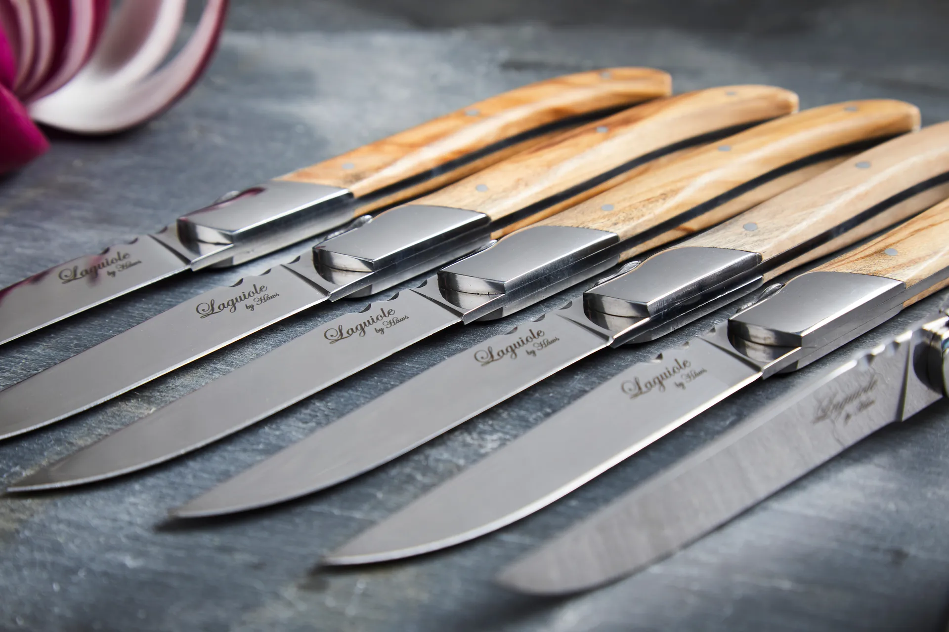 Laguiole By Hâws grillgaffel 6-pakning, Olive Hâws