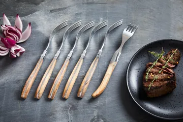 Laguiole By Hâws grillkniv 6-pakning - Olive - Hâws