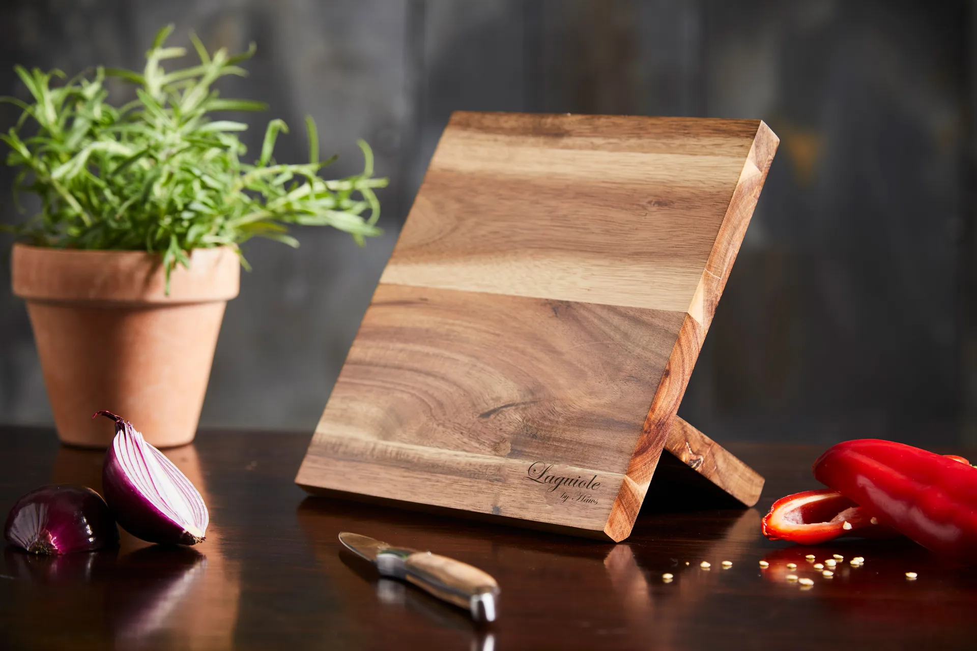 Laguiole By Hâws kokkeknivsett 5 deler, Olive Hâws