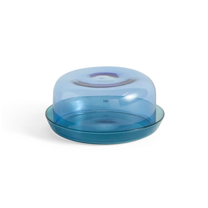 2-in-1- serveringssett skål og fat, Light blue-aqua HAY