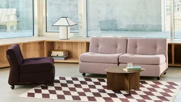 Amanta sofamodul - Burgundy red-yuma 1851, 2-seter - HAY