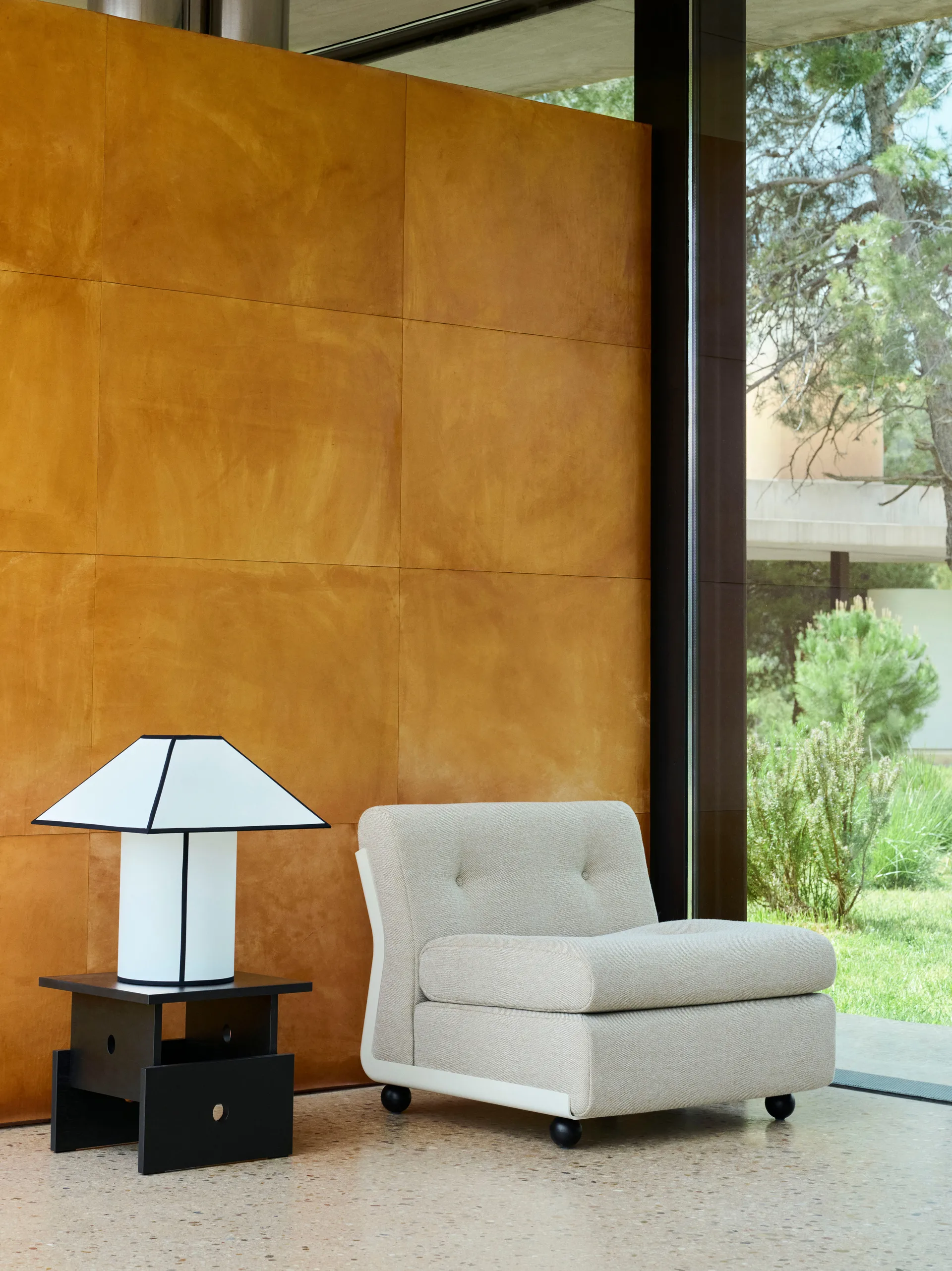 Amanta sofamodul, Cream beige-story 102, 1-seter/lenestol HAY