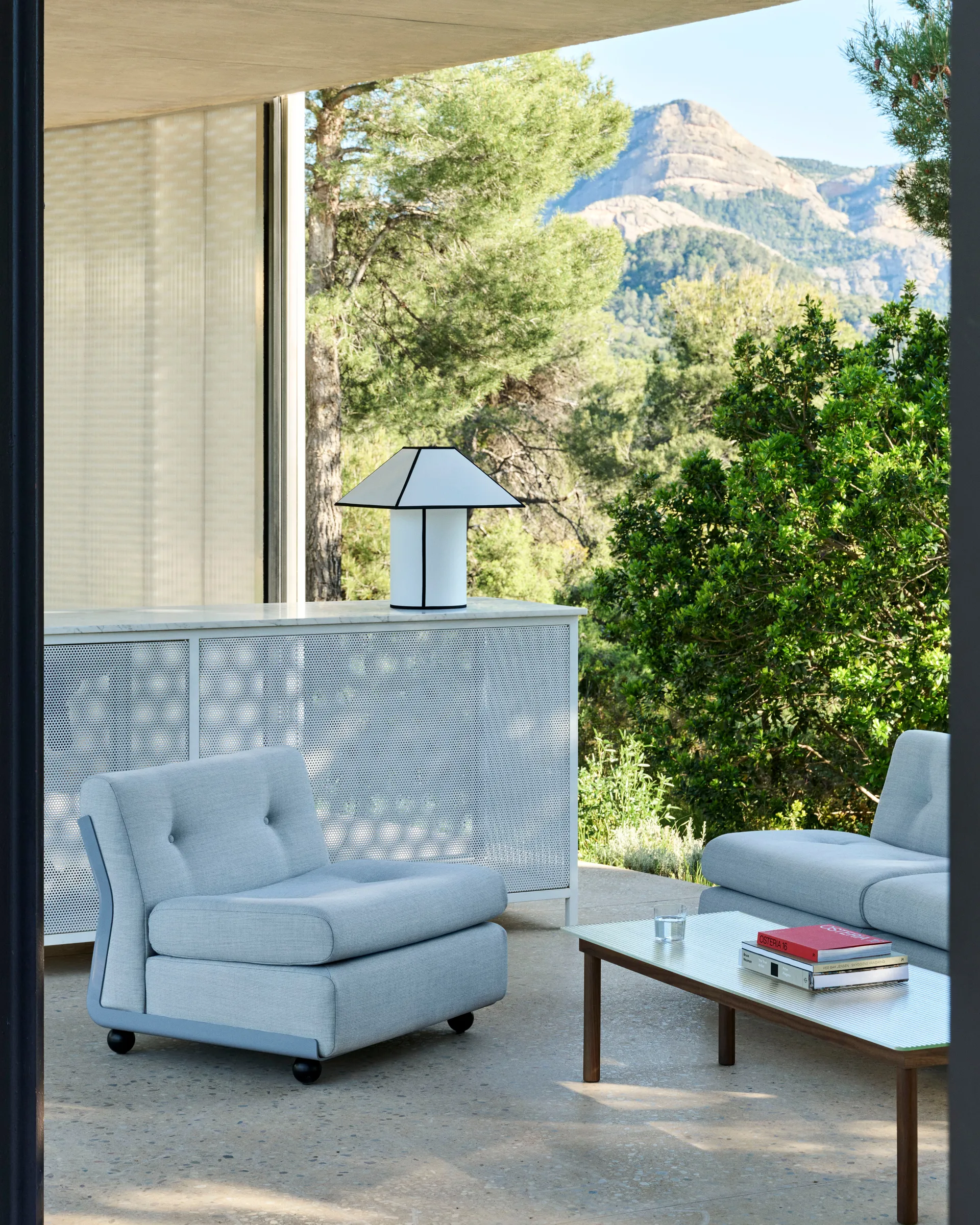 Amanta sofamodul, Frost blue-naveli 723, 1-seter/lenestol HAY