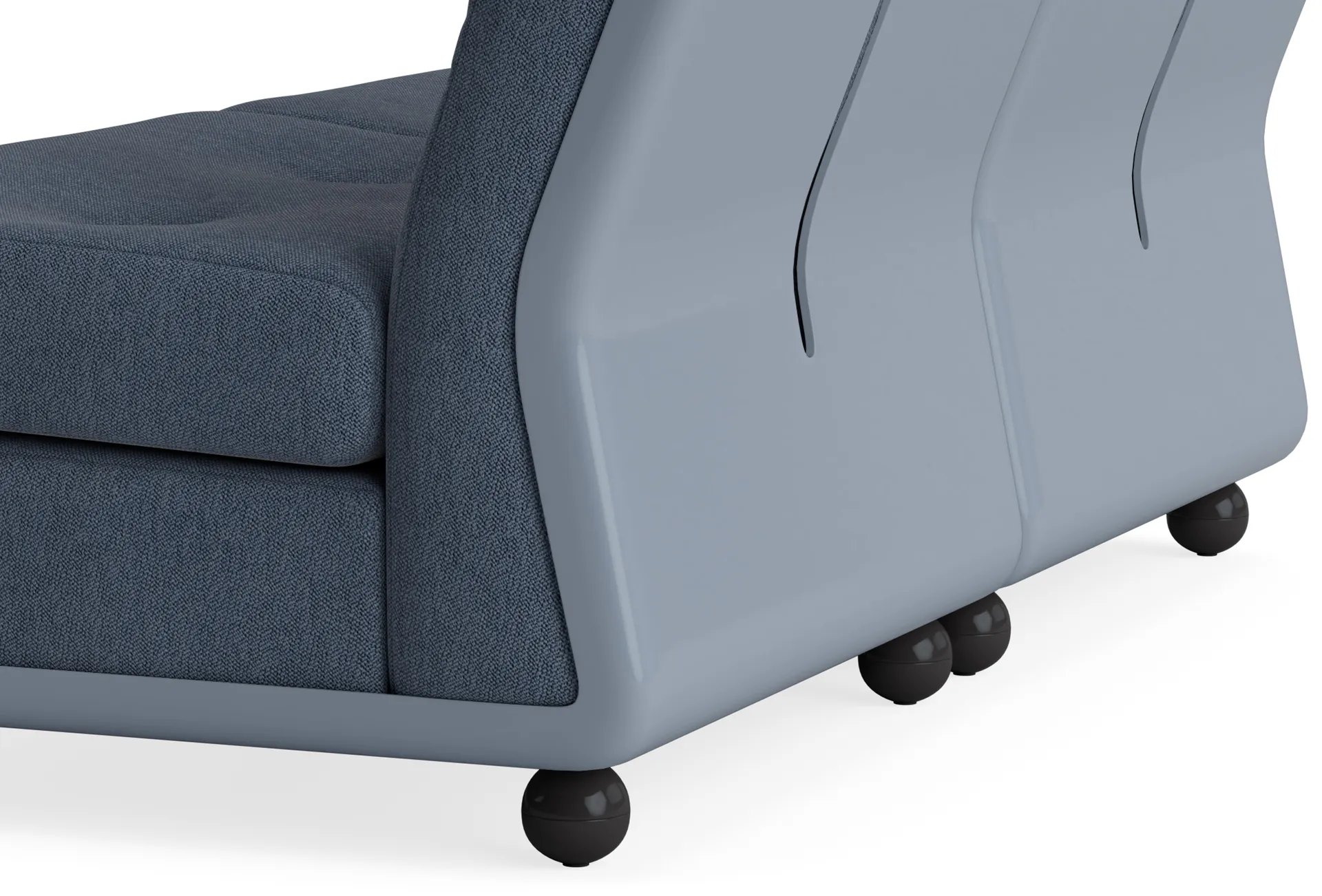 Amanta sofamodul, Frost blue-turf blue, 2-seter HAY