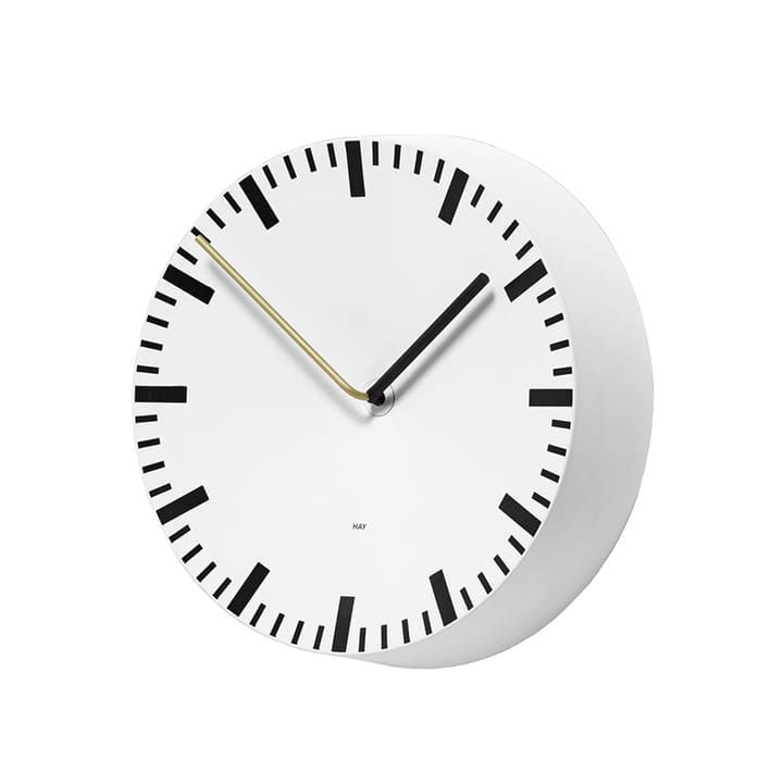 Analog veggklokke, white HAY