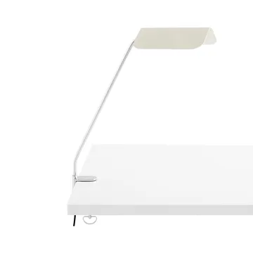 Apex Clip skrivebordlampe - Oyster white - HAY