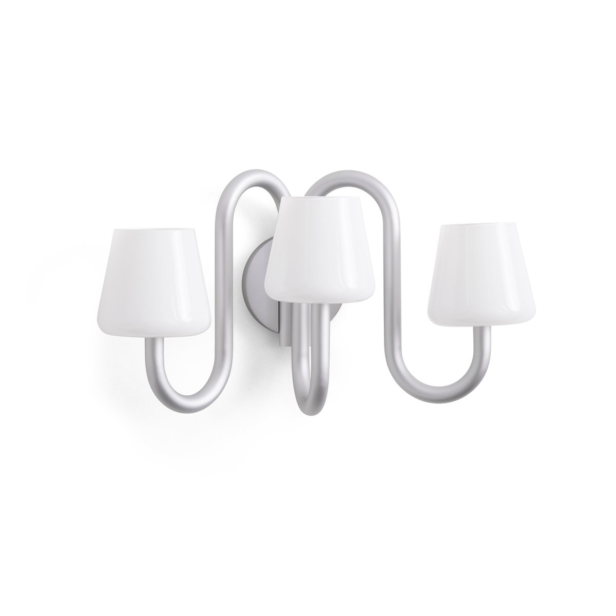 Apollo vegglampe White opal