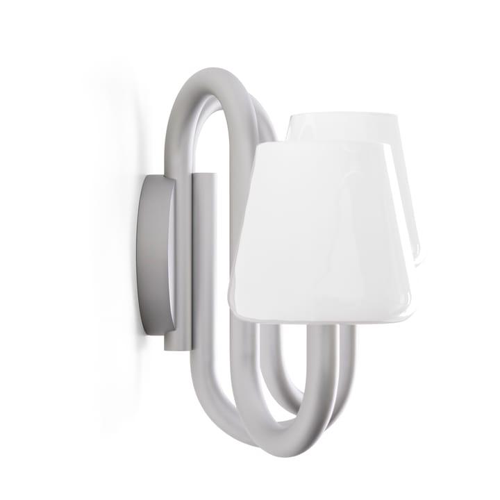Apollo vegglampe, White opal HAY