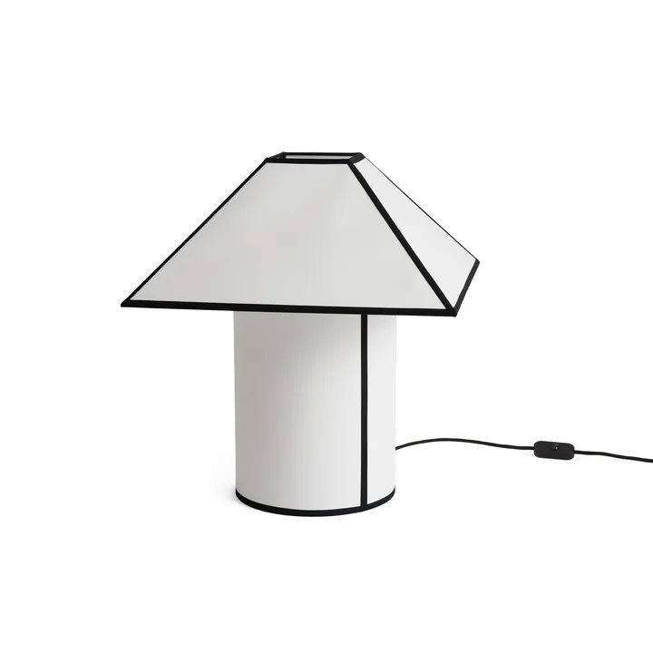 Ava pyramid bordlampe 45 cm - White - HAY