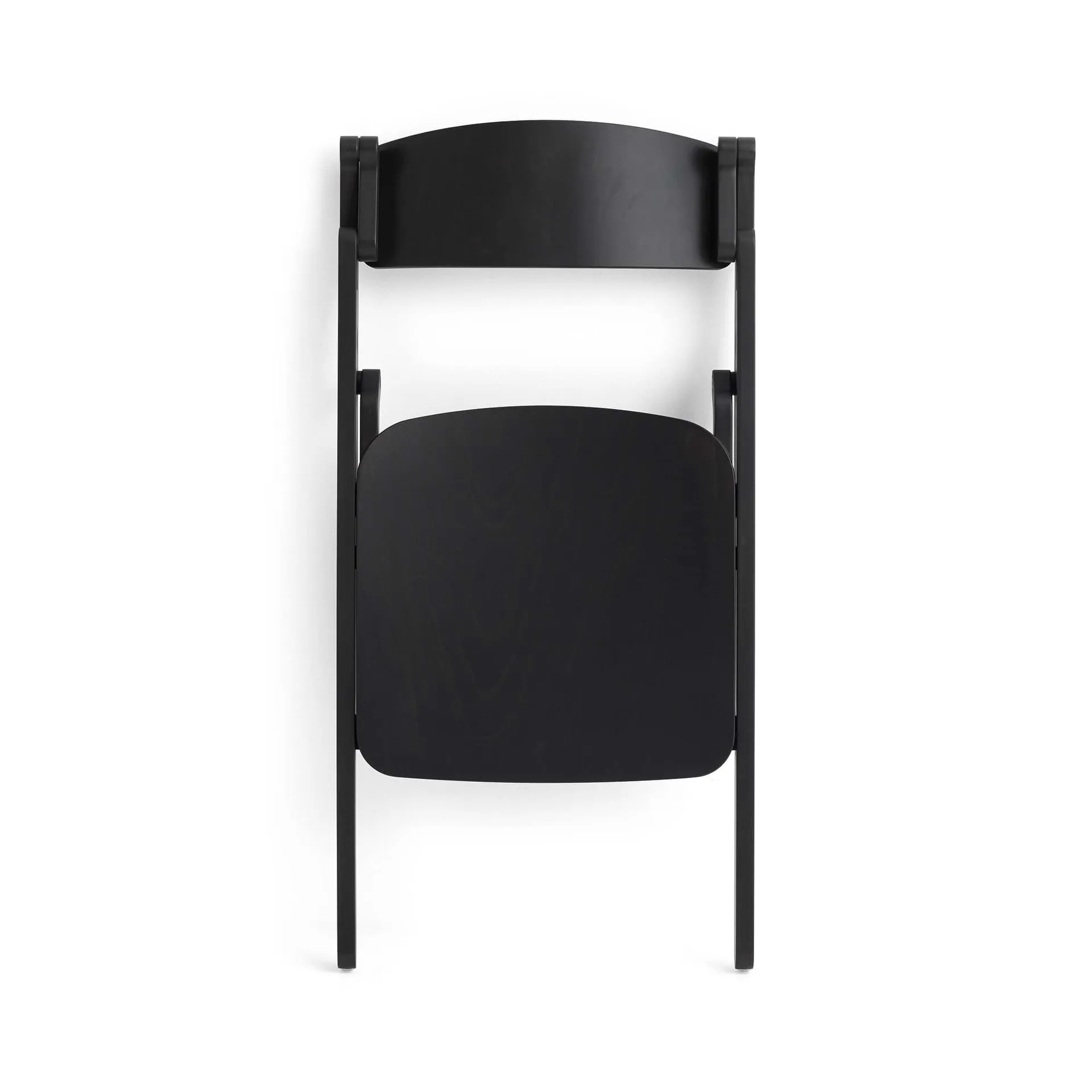 Backflip Chair stol→Backflip Chair stol, Anthracite lakkert bøk HAY