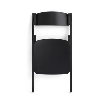 Backflip Chair stol→Backflip Chair stol - Anthracite lakkert bøk - HAY