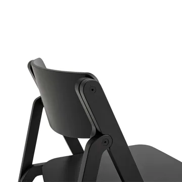 Backflip Chair stol→Backflip Chair stol - Anthracite lakkert bøk - HAY