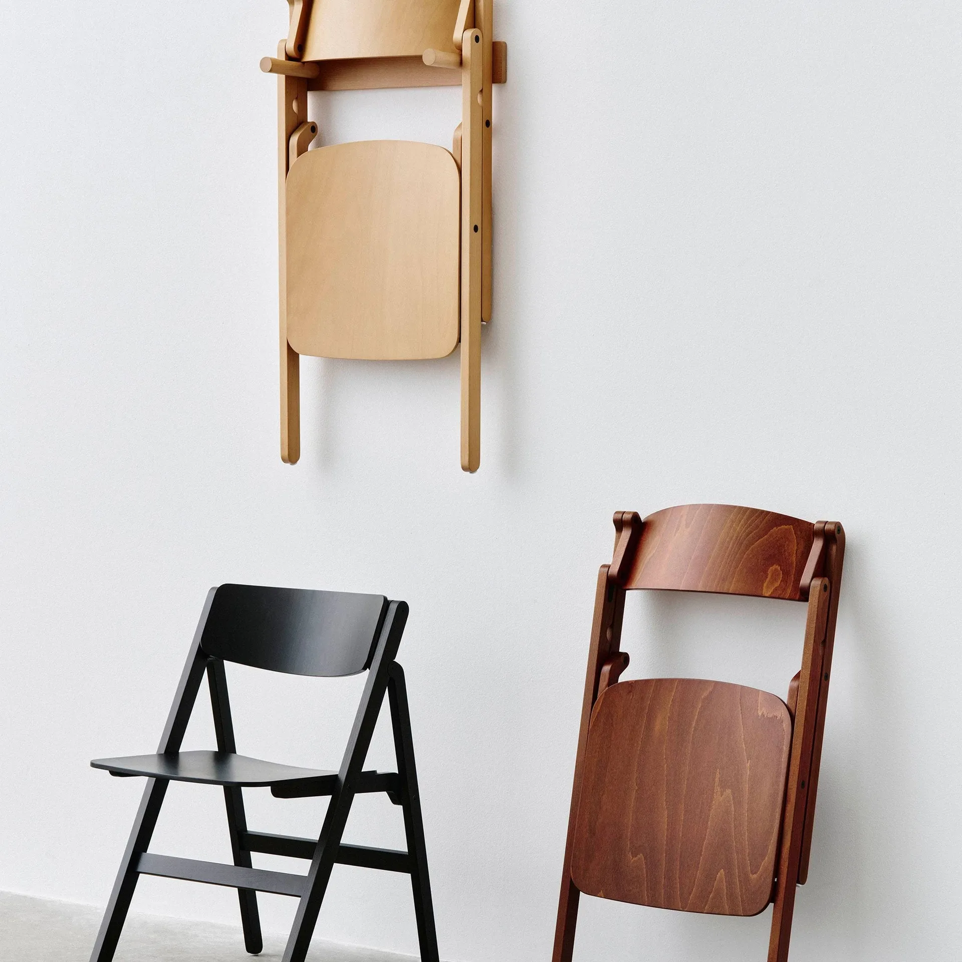 Backflip Chair stol→Backflip Chair stol, Bronze lakkert bøk HAY