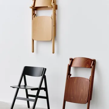 Backflip Chair stol→Backflip Chair stol - Bronze lakkert bøk - HAY