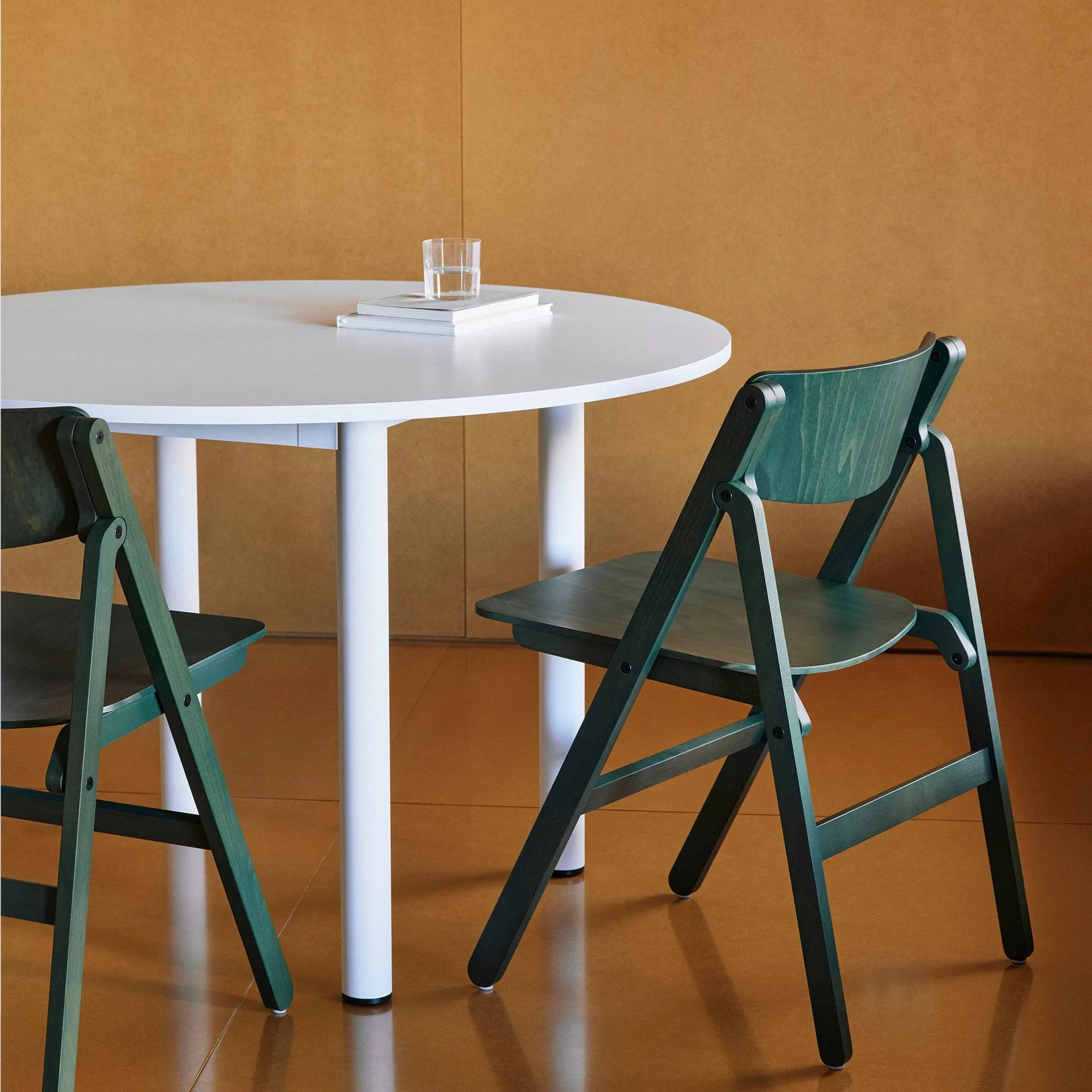 Backflip Chair stol→Backflip Chair stol, Cedar green lakkert bøk HAY