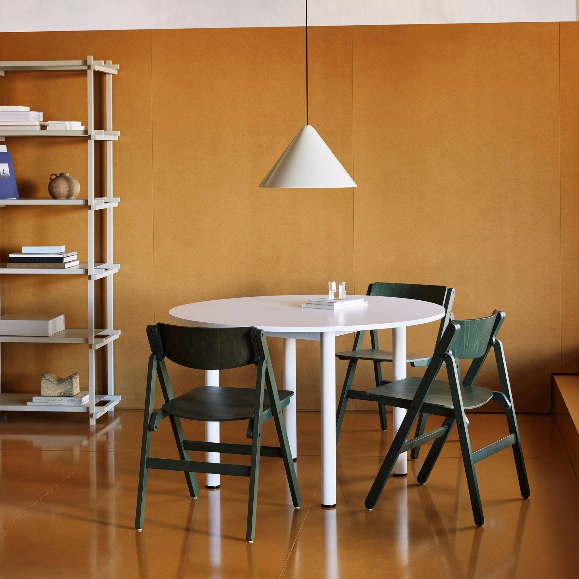 Backflip Chair stol→Backflip Chair stol, Cedar green lakkert bøk HAY
