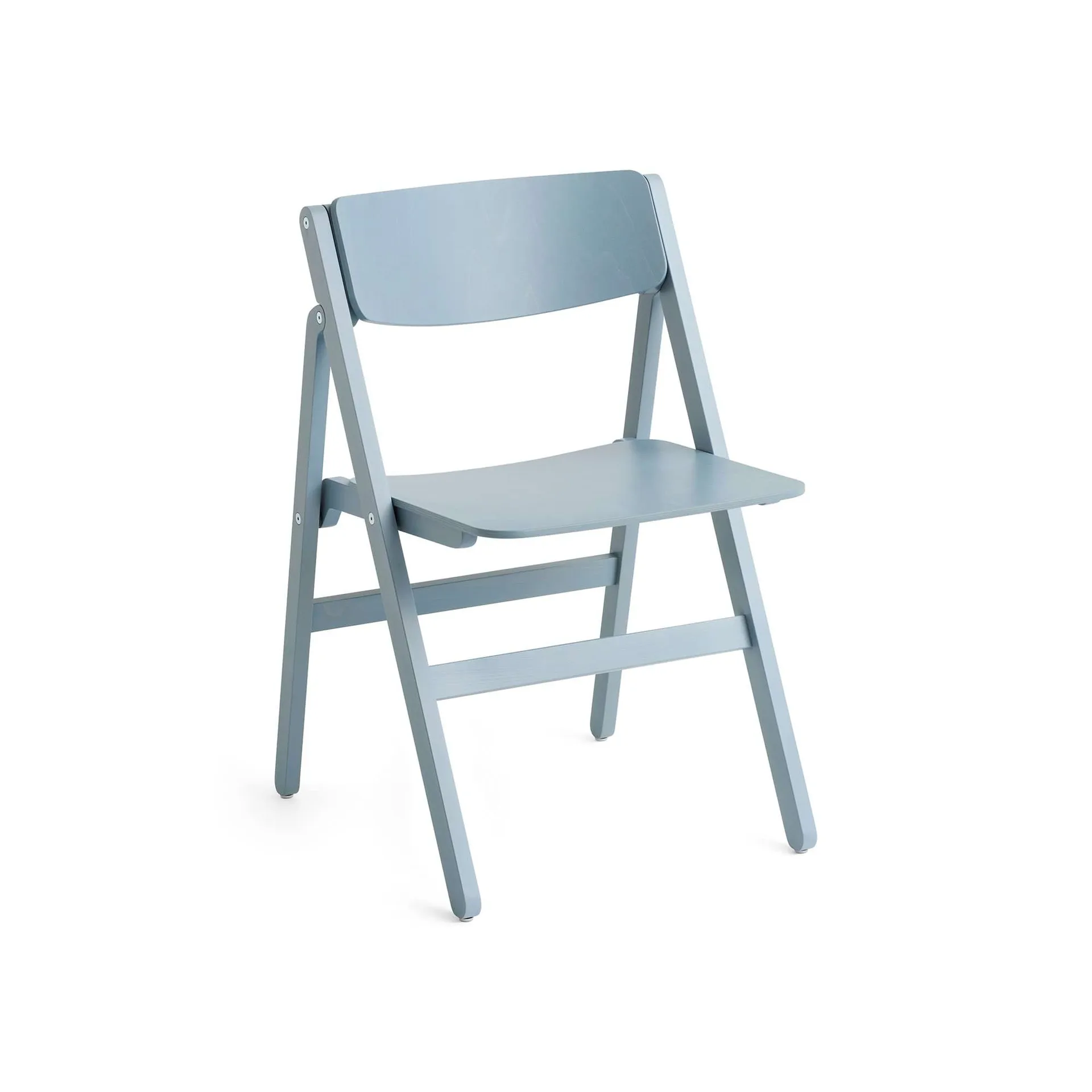 Backflip Chair stol→Backflip Chair stol, Cloud blue lakkert bøk HAY