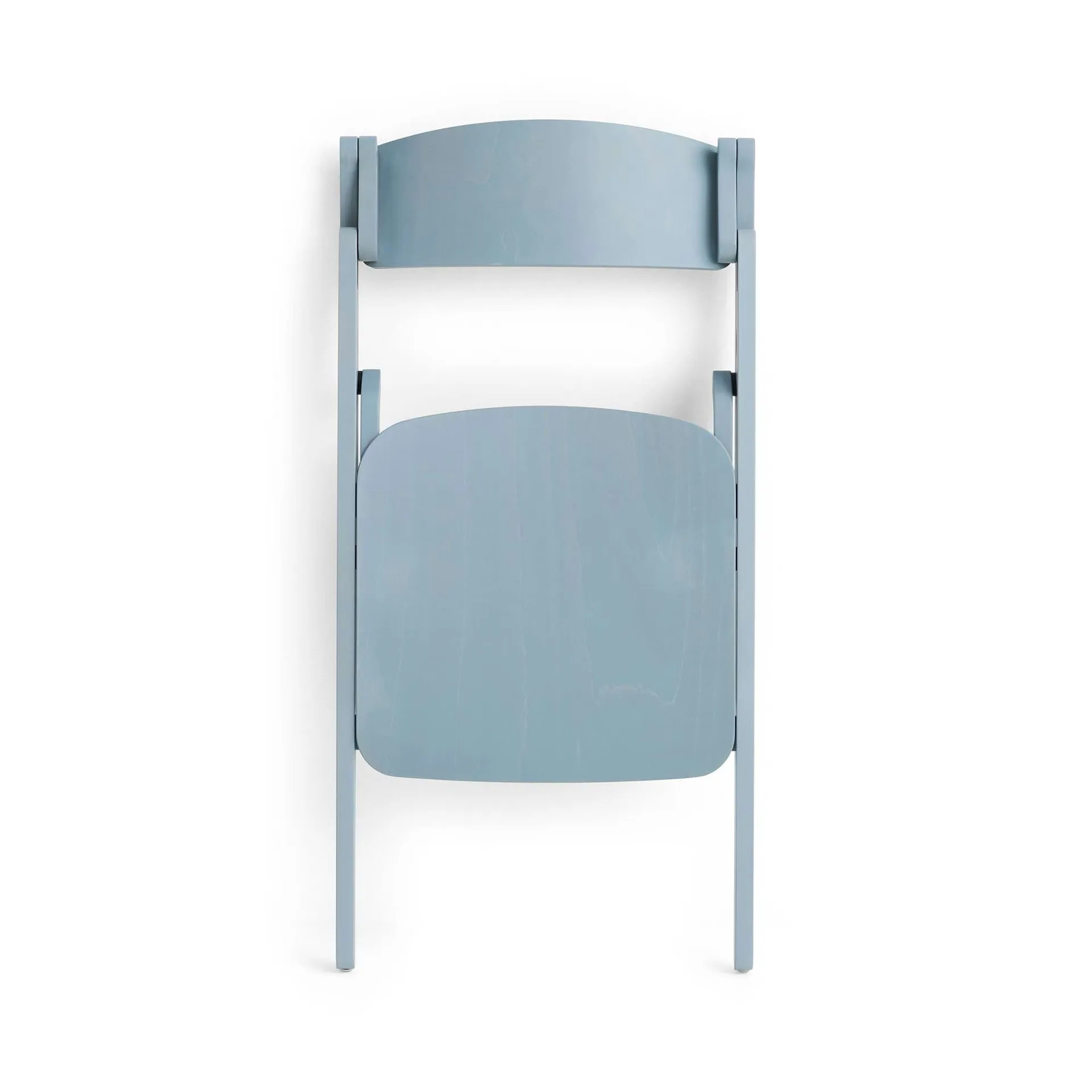 Backflip Chair stol→Backflip Chair stol, Cloud blue lakkert bøk HAY