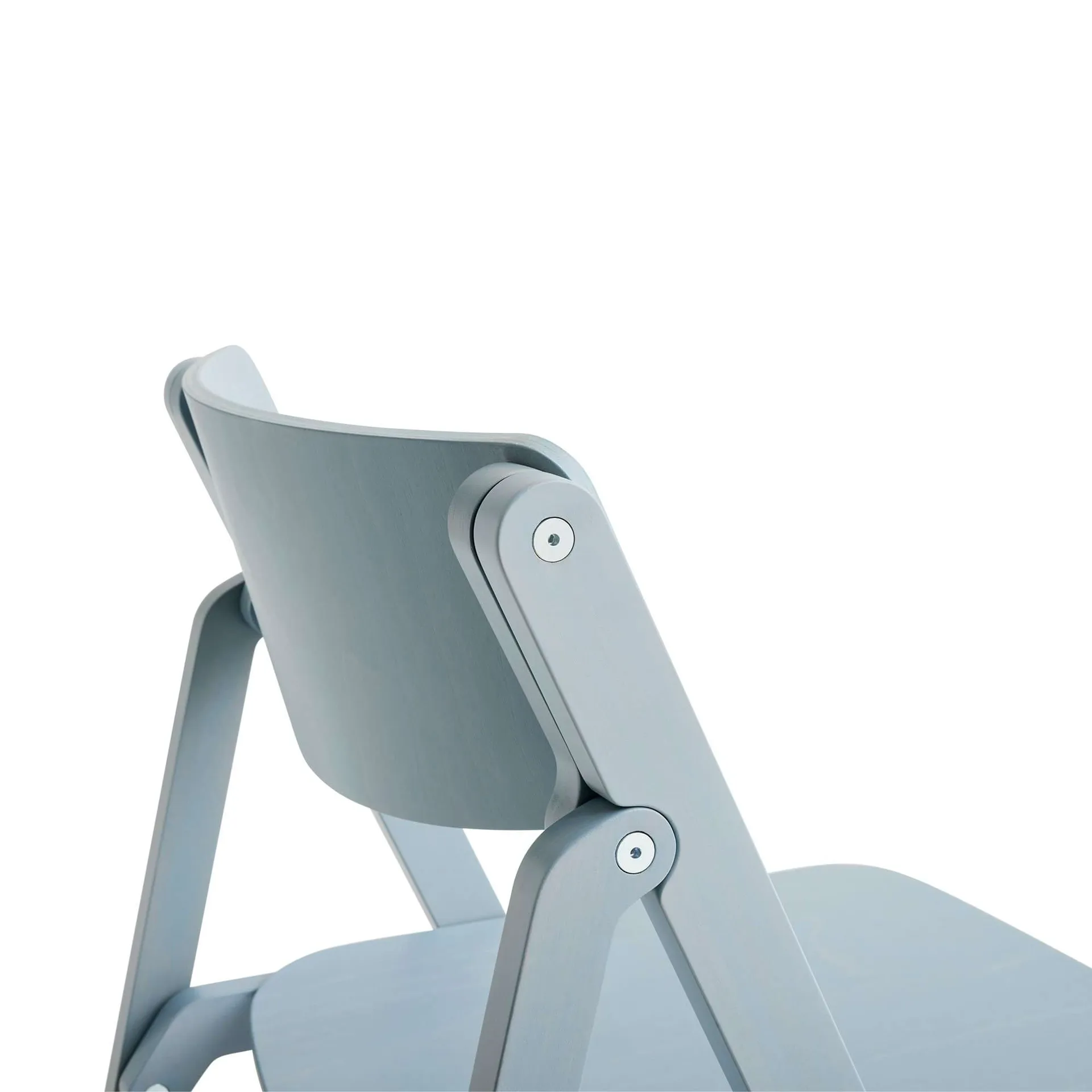 Backflip Chair stol→Backflip Chair stol, Cloud blue lakkert bøk HAY