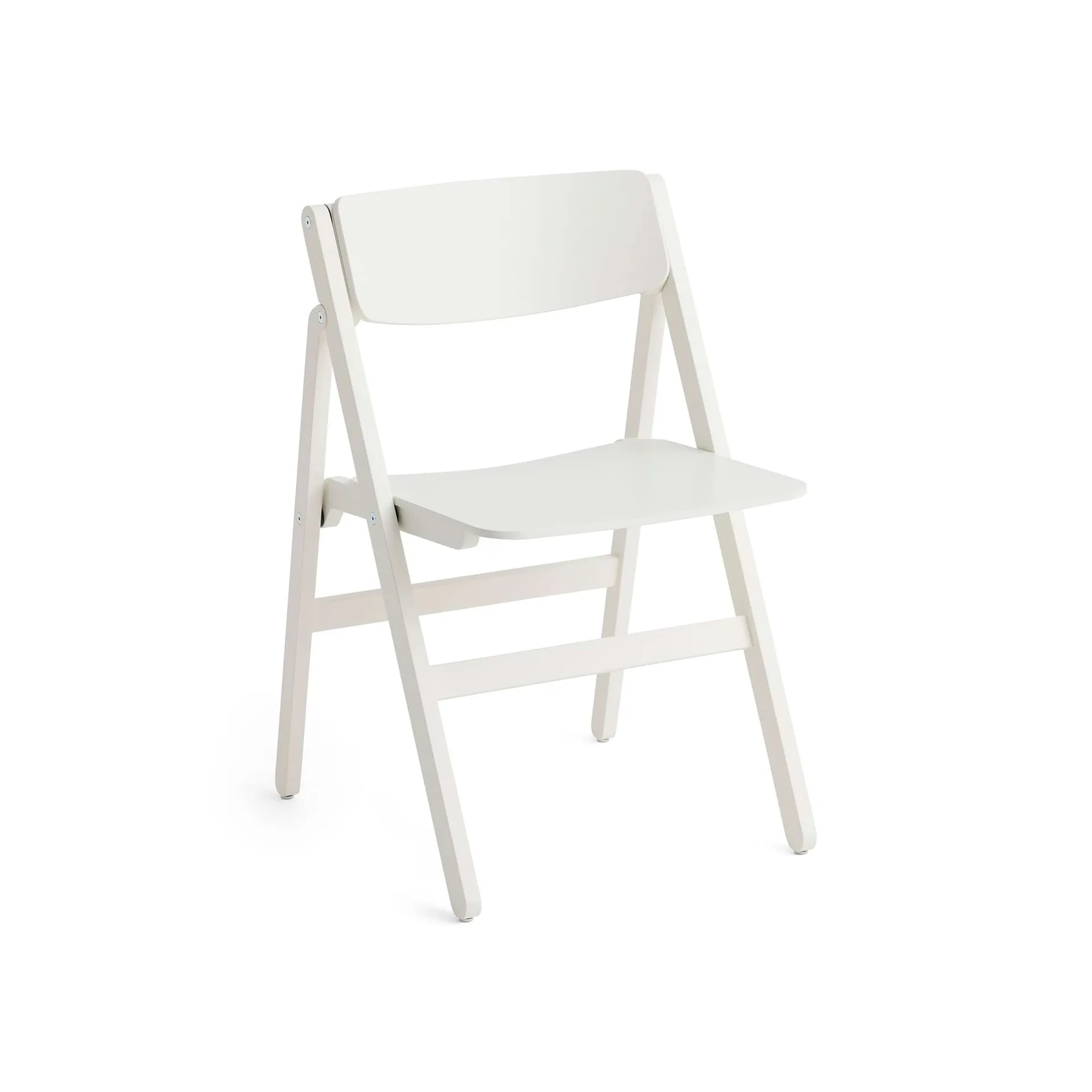 Backflip Chair stol→Backflip Chair stol, Cream white lakkert bøk HAY