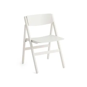 Backflip Chair stol→Backflip Chair stol - Cream white lakkert bøk - HAY