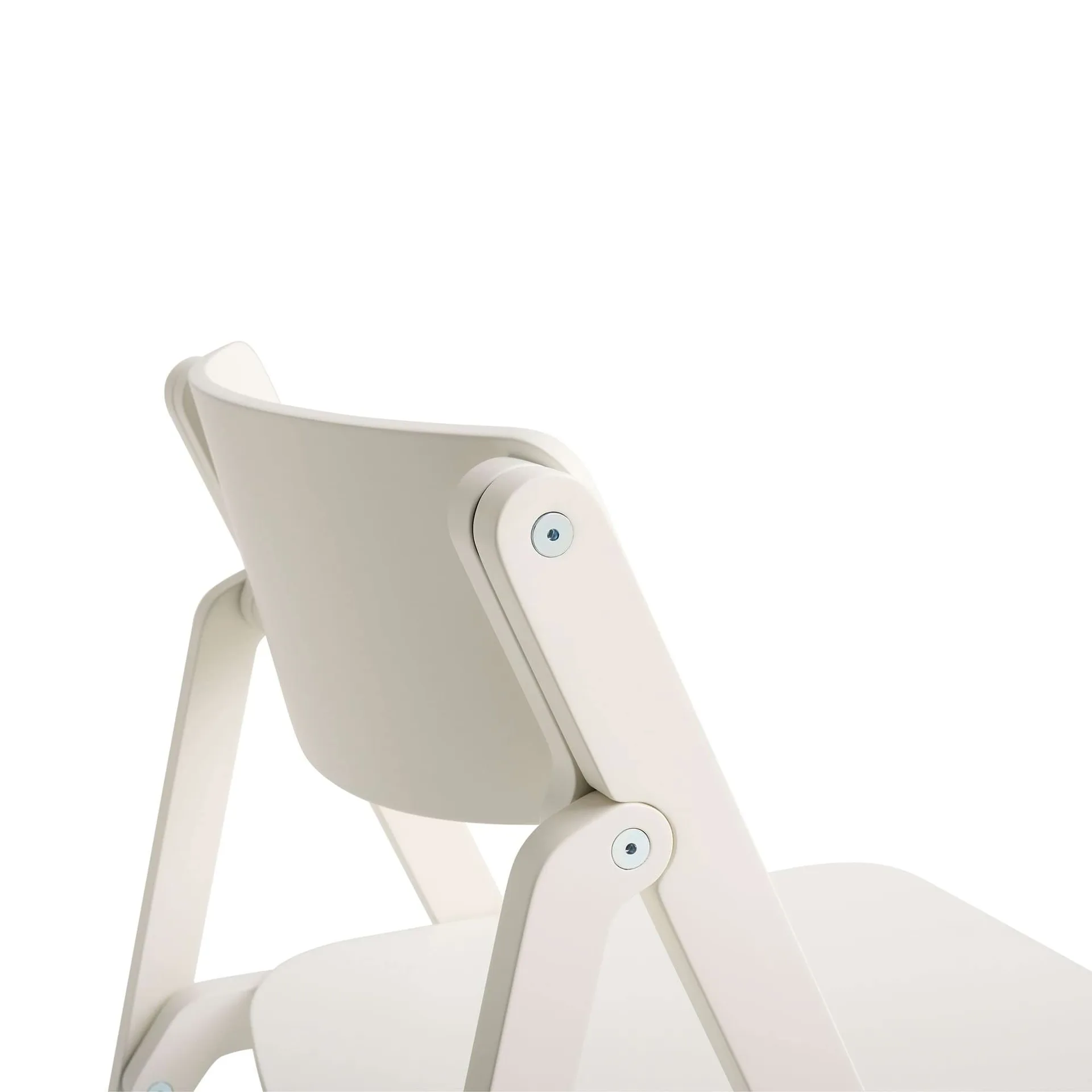 Backflip Chair stol→Backflip Chair stol, Cream white lakkert bøk HAY