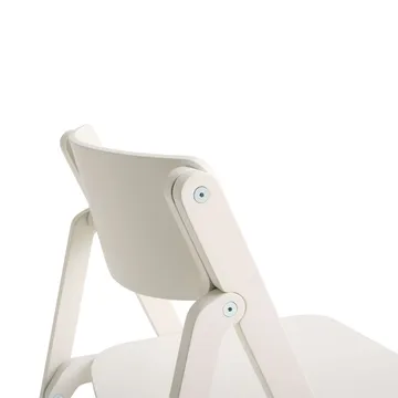 Backflip Chair stol→Backflip Chair stol - Cream white lakkert bøk - HAY