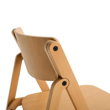 Backflip Chair stol→Backflip Chair stol - Golden lakkert bøk - HAY
