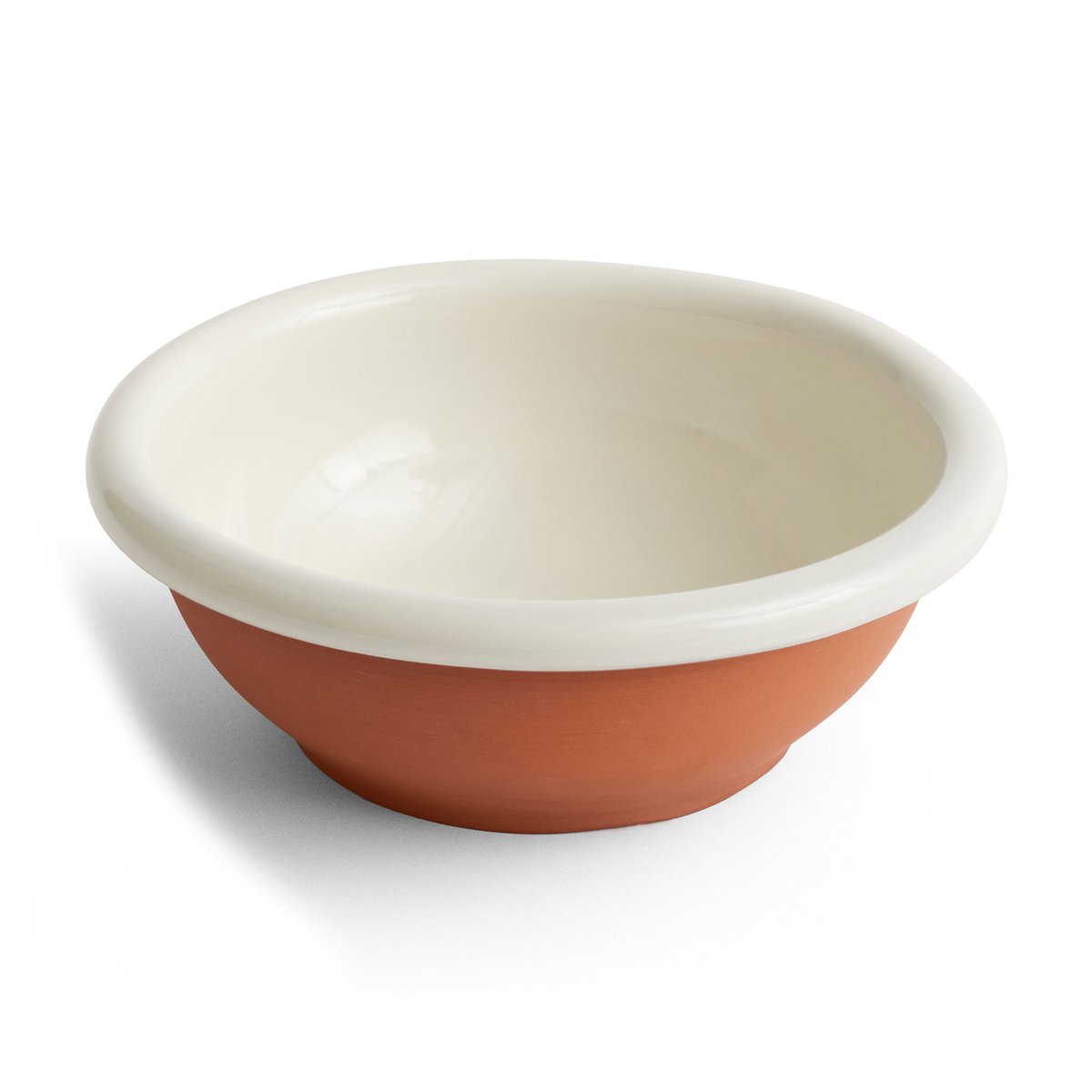 HAY Barro salatskål stor 26 cm Off-white | Skandinavisk Design | Salatbolle | Hvit