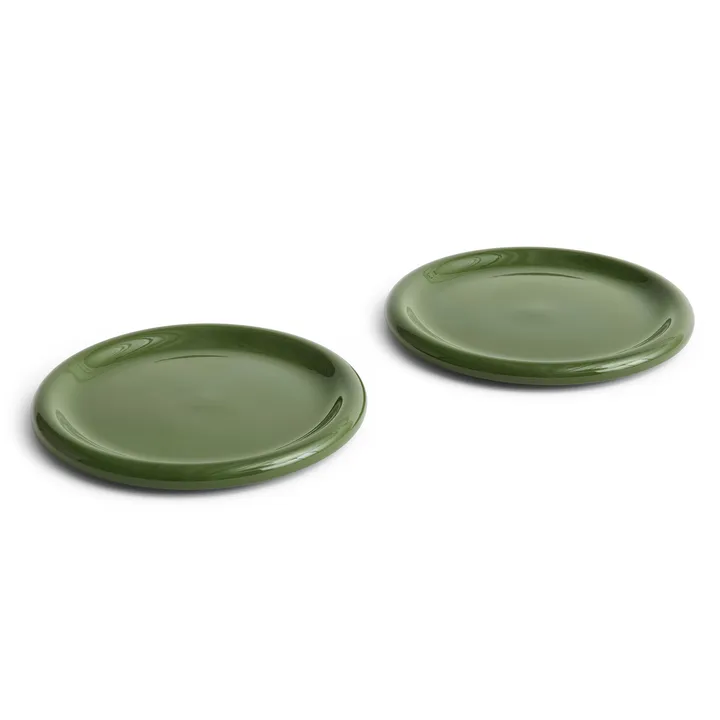 Barro tallerken Ø18 cm 2-pk - Green - HAY